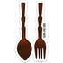 The Wooden Fork and Spoon Sticker