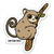 The Tarsier Sticker