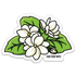 The Sampaguita Flower Sticker