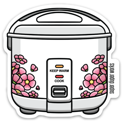The Rice Cooker Sticker – super duper works