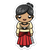 The Maria Clara Girl Sticker