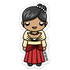 The Maria Clara Girl Sticker