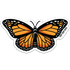 The Monarch Butterfly Sticker